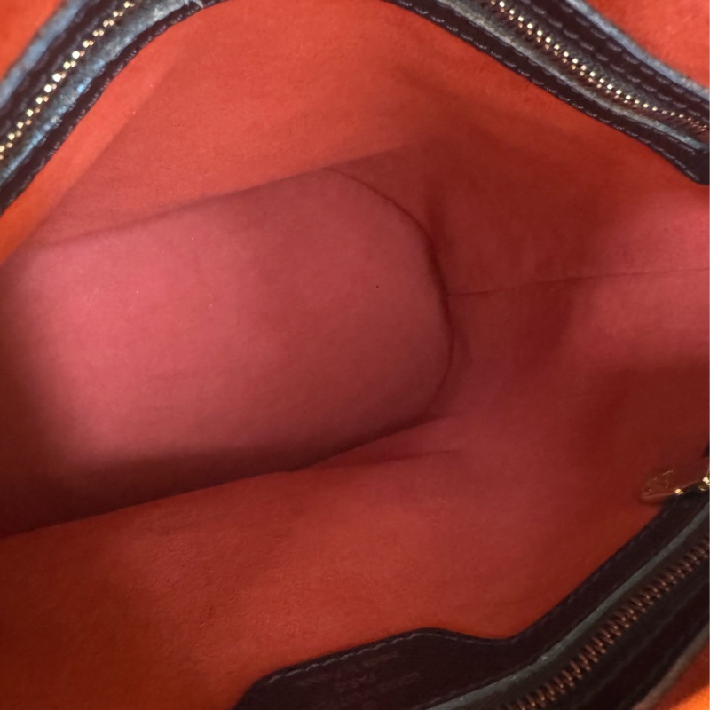 LV棋盤格子母包-15