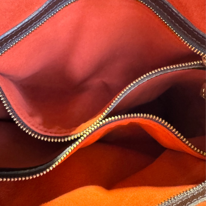 LV棋盤格子母包-16