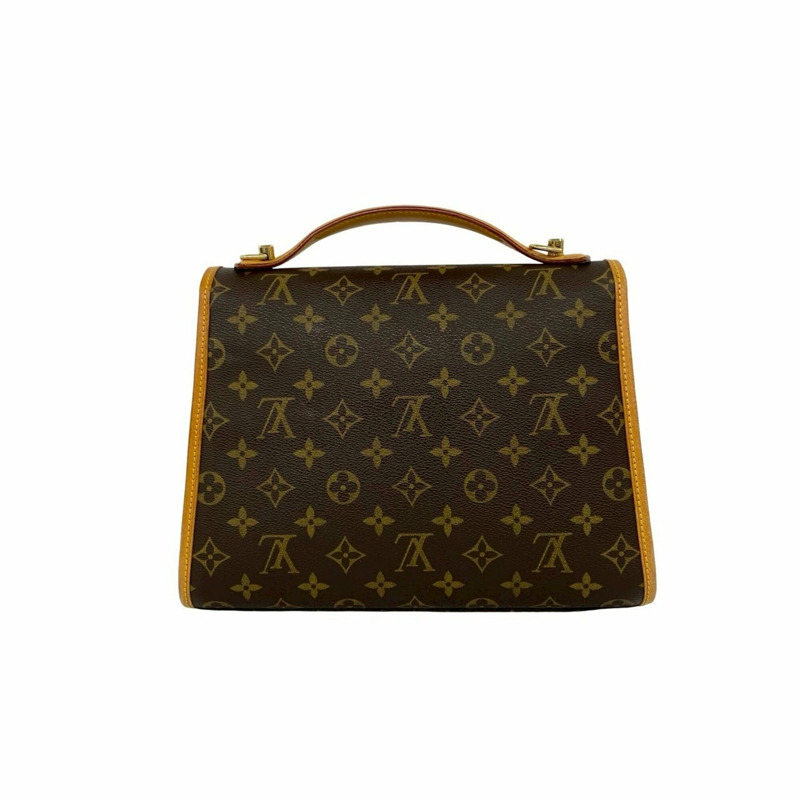 路易威登 Vintage Bel Air Monogram 皮革兩用手提包/單肩包,棕色,27132-2