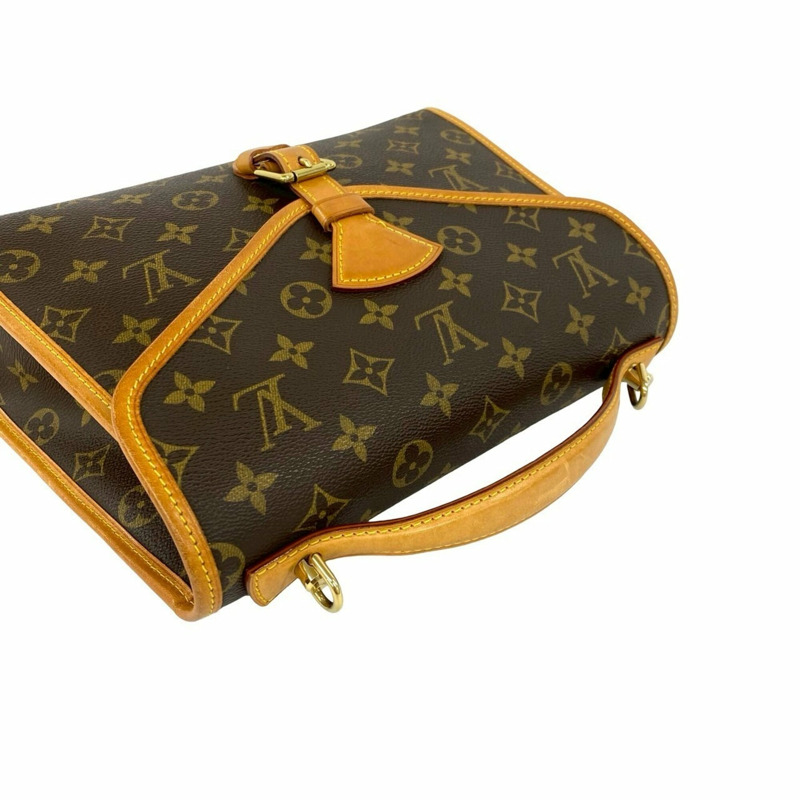 路易威登 Vintage Bel Air Monogram 皮革兩用手提包/單肩包,棕色,27132-3