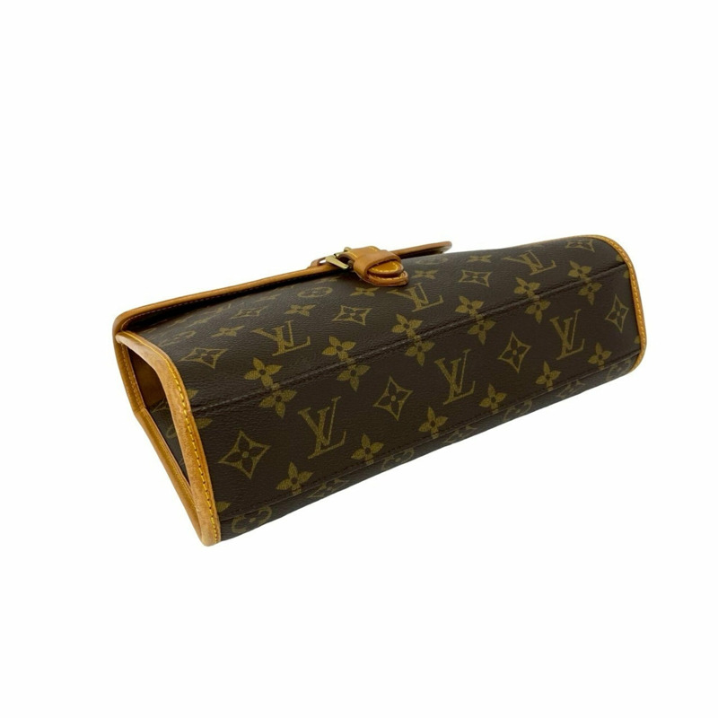 路易威登 Vintage Bel Air Monogram 皮革兩用手提包/單肩包,棕色,27132-6