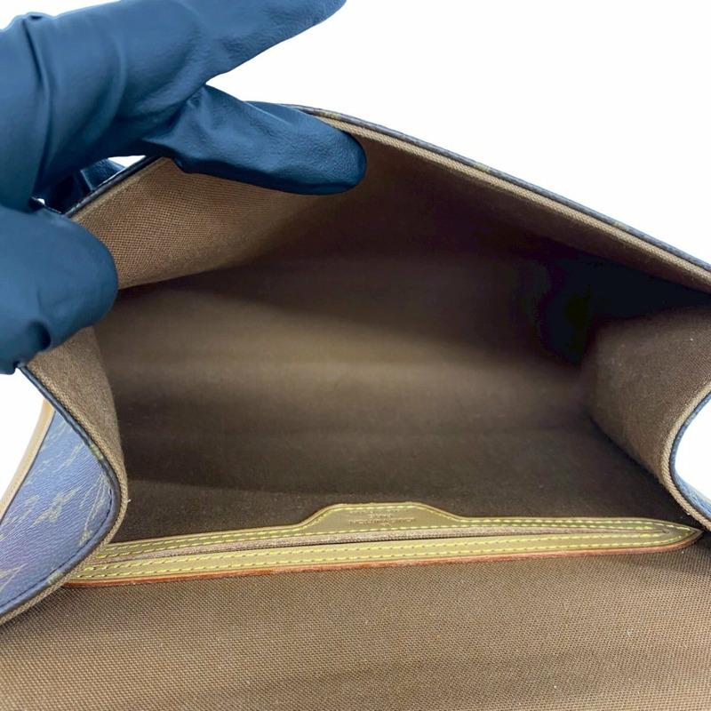 路易威登 Vintage Bel Air Monogram 皮革兩用手提包/單肩包,棕色,27132-8