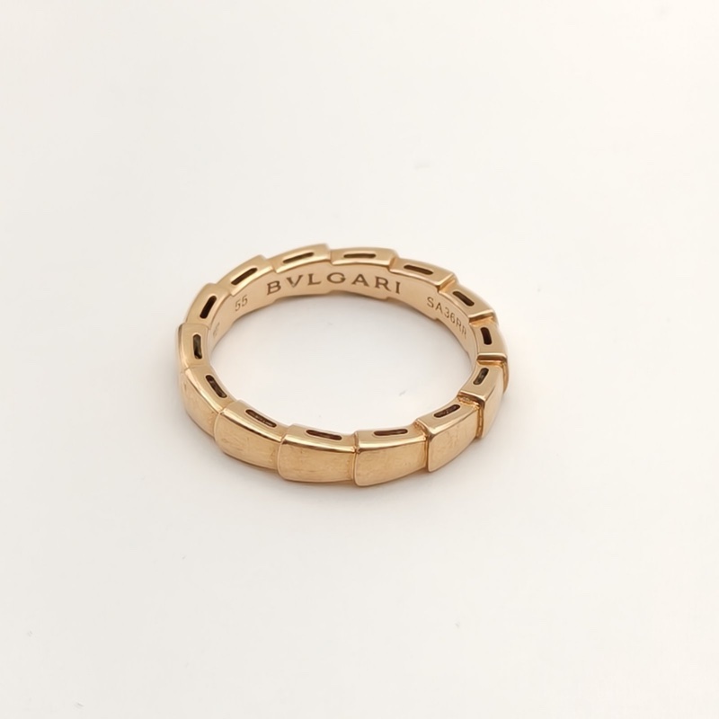 BVLGARI SERPENTIVIPER戒指18K玫瑰金55-1
