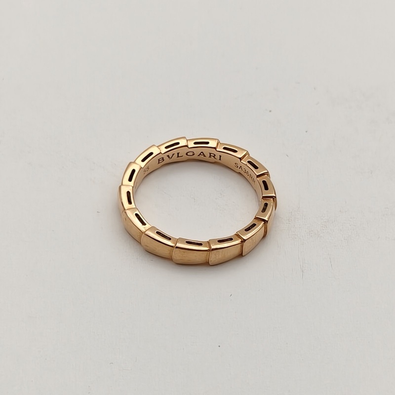 BVLGARI SERPENTIVIPER戒指18K玫瑰金55-3