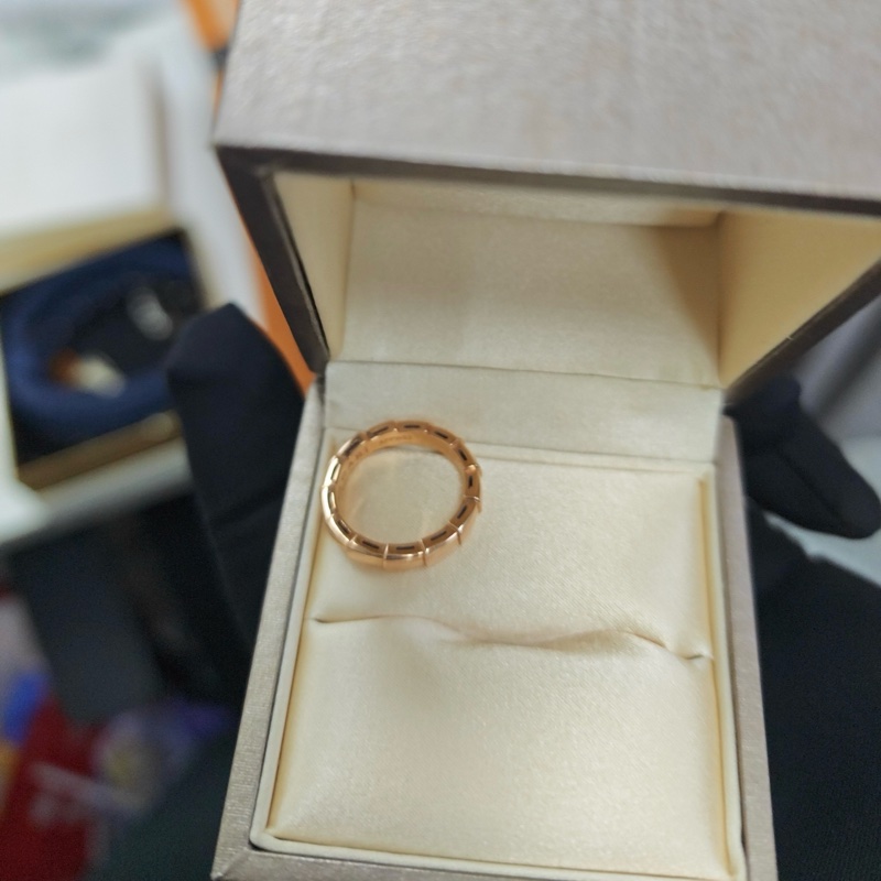BVLGARI SERPENTIVIPER戒指18K玫瑰金55-4