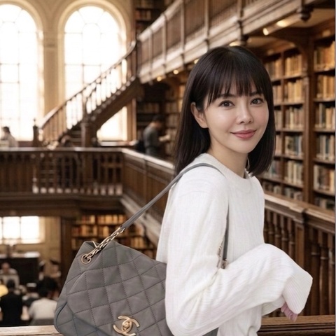 CHANEL/香奈兒CF 灰金牛皮外縫線 尺寸:29*17.5*13.5 14開