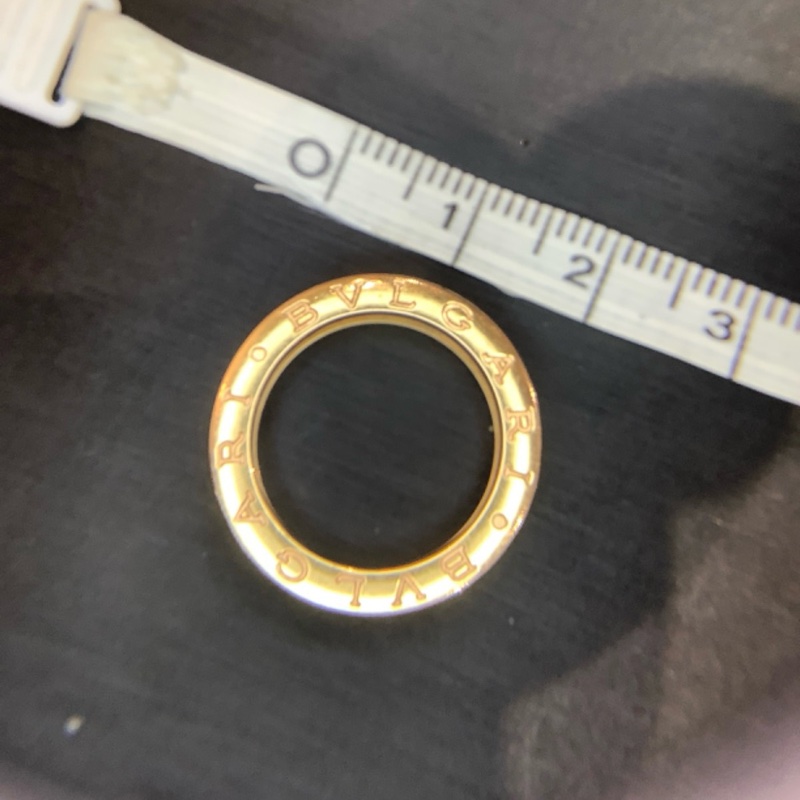 BVLGARI B.ZERO1彈簧戒指單圈18K玫瑰金51-4