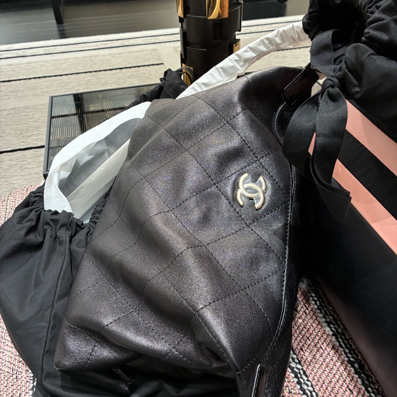 誰在找🧐香奈兒Chanel 中號 流浪包 黑色hono 🉑肩背🉑手提 包身輕👍-2