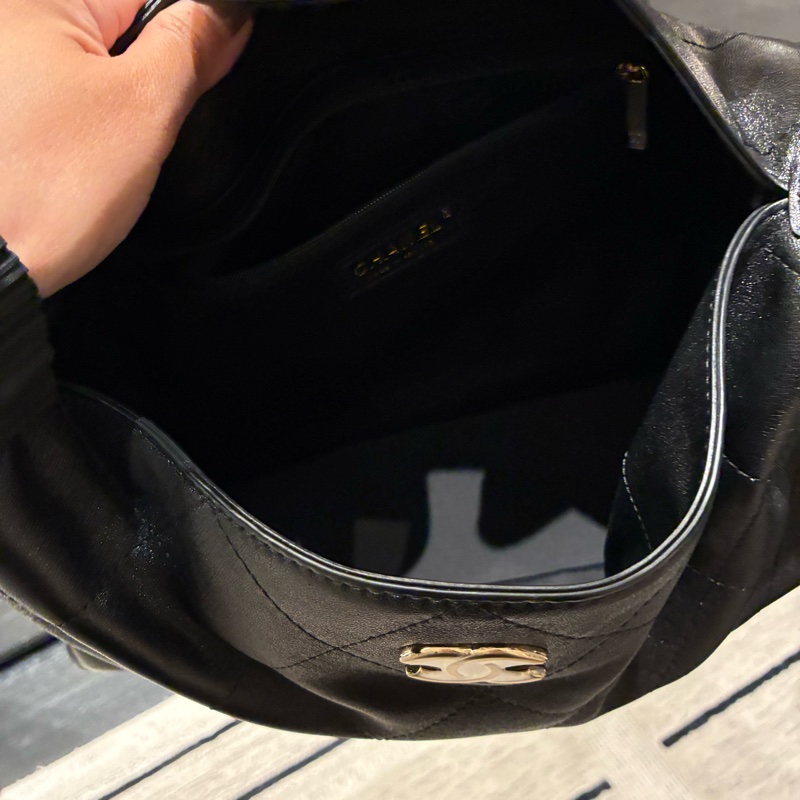 誰在找🧐香奈兒Chanel 中號 流浪包 黑色hono 🉑肩背🉑手提 包身輕👍-8