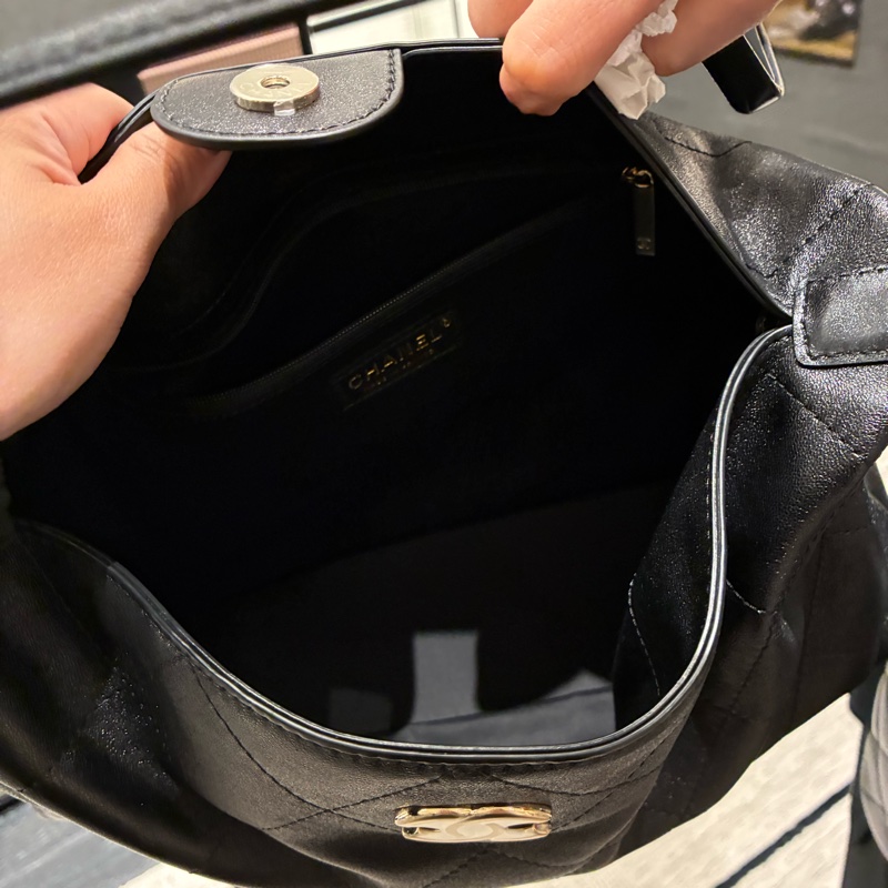 誰在找🧐香奈兒Chanel 中號 流浪包 黑色hono 🉑肩背🉑手提 包身輕👍-12