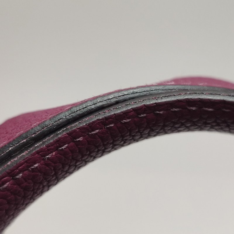 Hermes Picotin菜籃包18手提包Clemence(TC)牛皮銀扣P9海葵紫-21