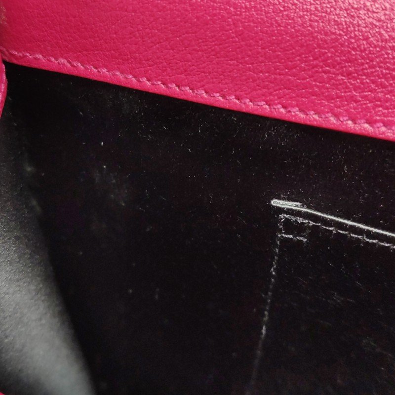 Saint Laurent 牛皮純色字母Logo手拿包-10