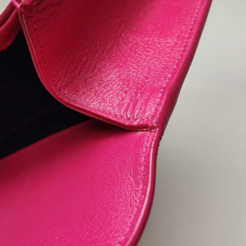 Saint Laurent 牛皮純色字母Logo手拿包-16