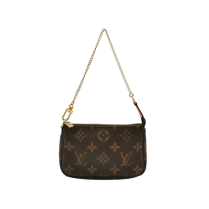 Louis Vuitton(LV)Accessories麻將包迷你植鞣革Monogram印花手提包-0