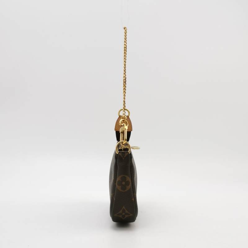 Louis Vuitton(LV)Accessories麻將包迷你植鞣革Monogram印花手提包-3