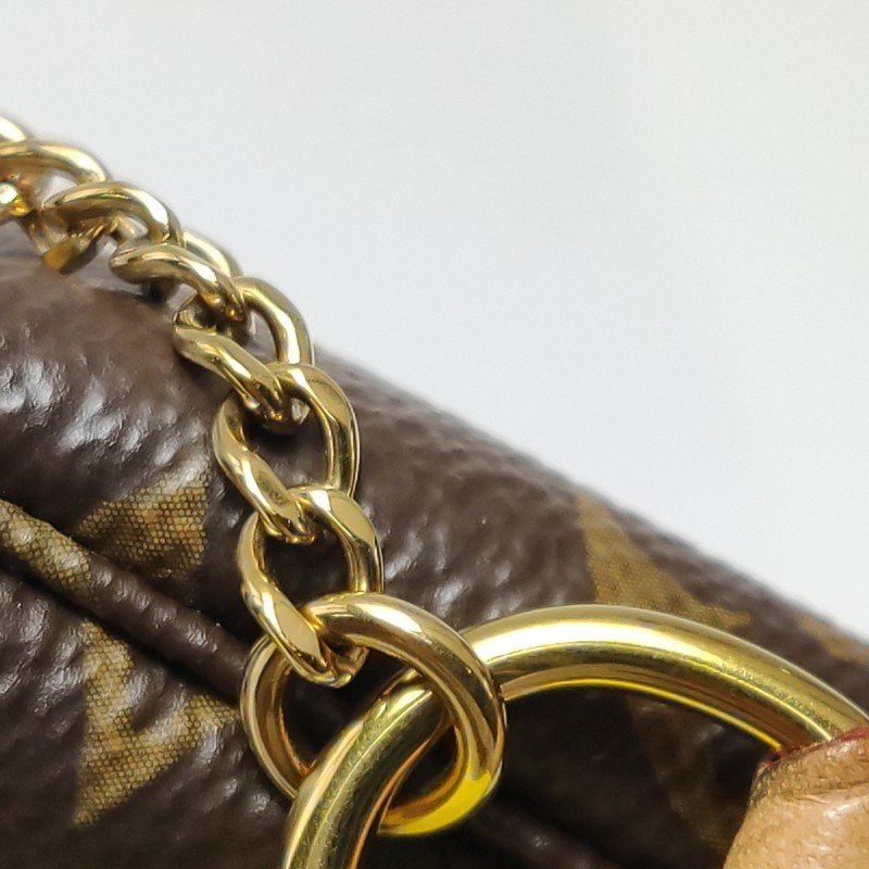 Louis Vuitton(LV)Accessories麻將包迷你植鞣革Monogram印花手提包-9