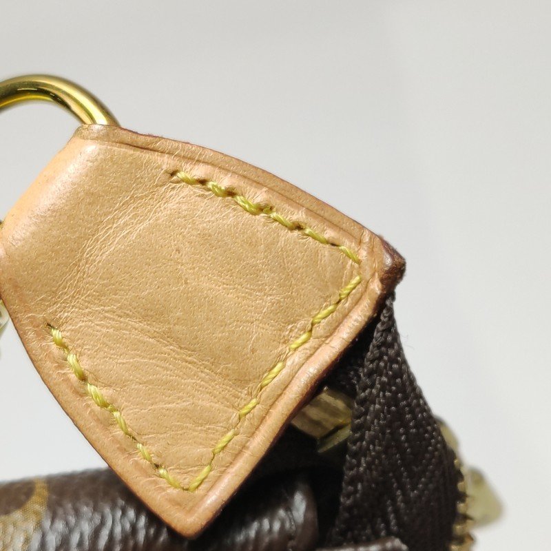 Louis Vuitton(LV)Accessories麻將包迷你植鞣革Monogram印花手提包-10