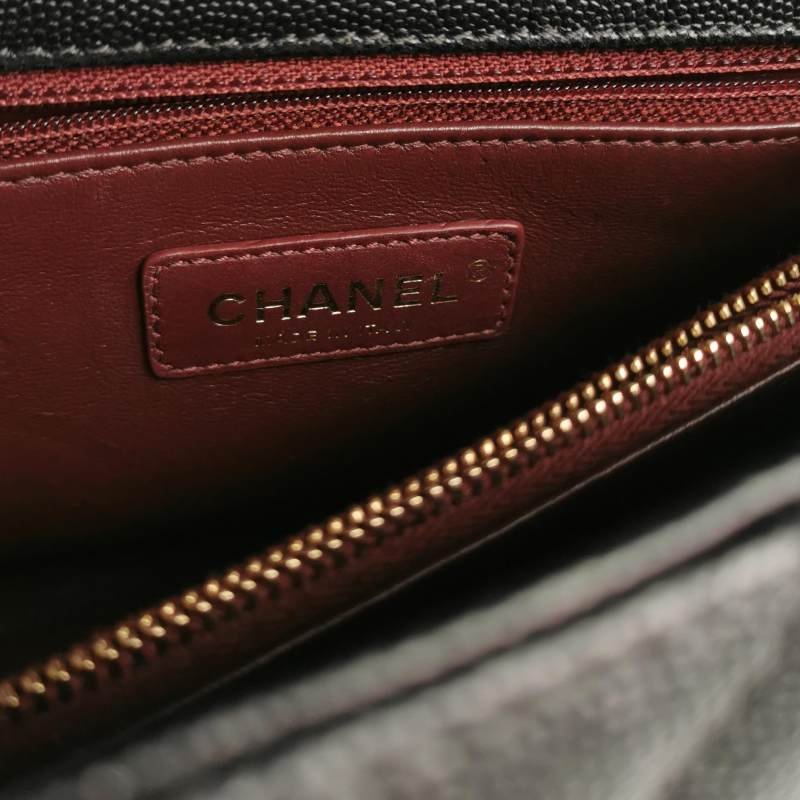 Chanel Coco Handle大號牛皮菱格絎縫優雅手柄 斜背包單肩包-7