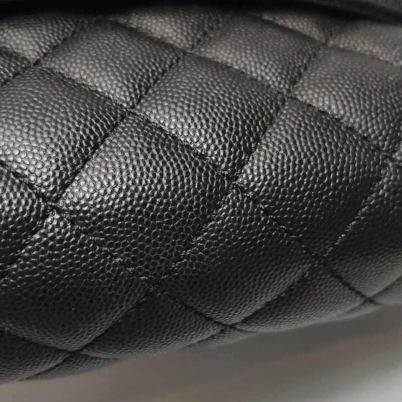 Chanel Coco Handle大號牛皮菱格絎縫優雅手柄 斜背包單肩包-21