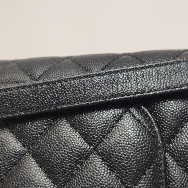 Chanel Coco Handle大號牛皮菱格絎縫優雅手柄 斜背包單肩包-26