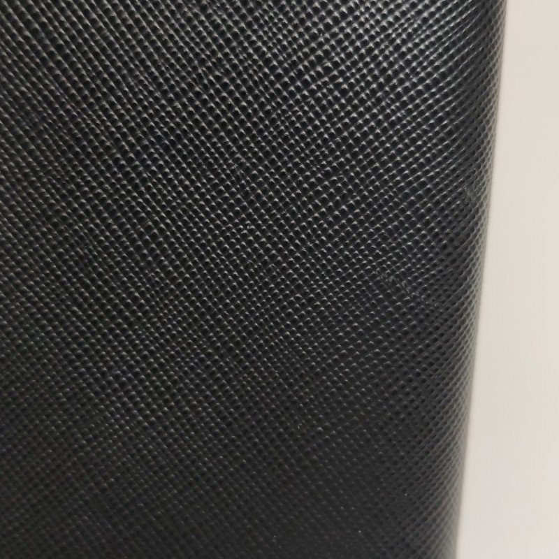 Prada牛皮純色字母Logo蝴蝶結裝飾皮夾-8