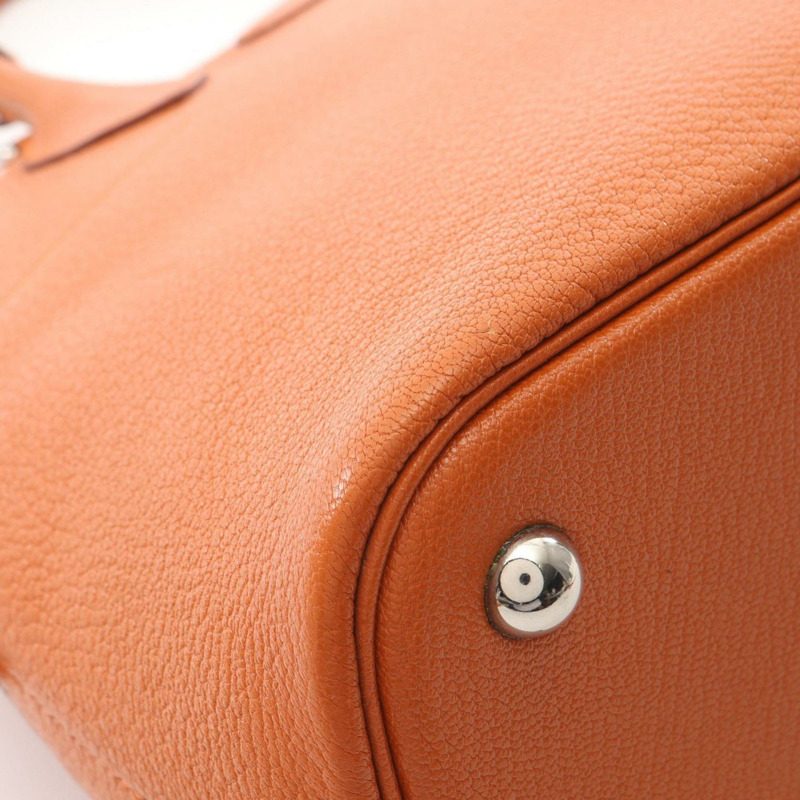 愛馬仕 Bolide 31 手提包,山羊皮,女士,橙色-5