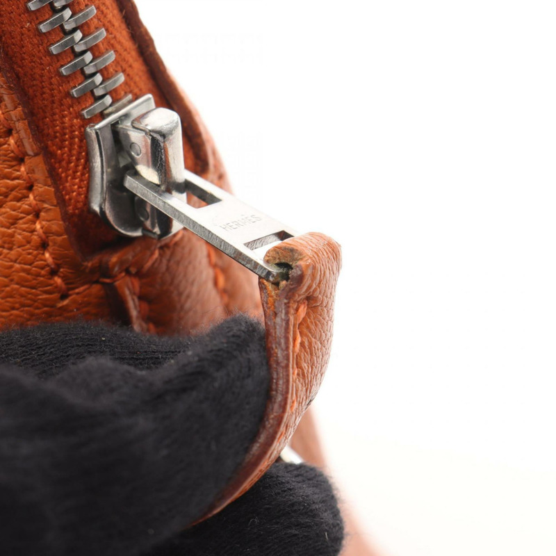 愛馬仕 Bolide 31 手提包,山羊皮,女士,橙色-6