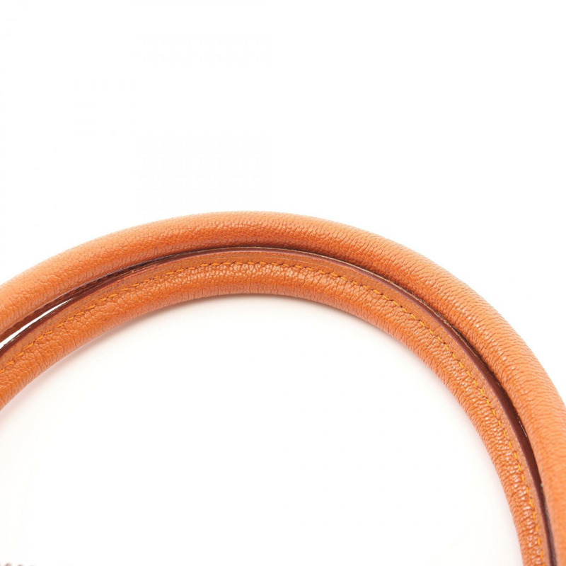 愛馬仕 Bolide 31 手提包,山羊皮,女士,橙色-8