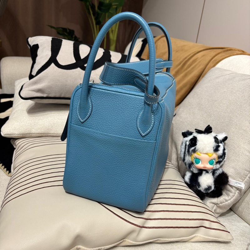 Hermes Lindy 30,BLUE JEAN 牛仔藍 Stamp T-1