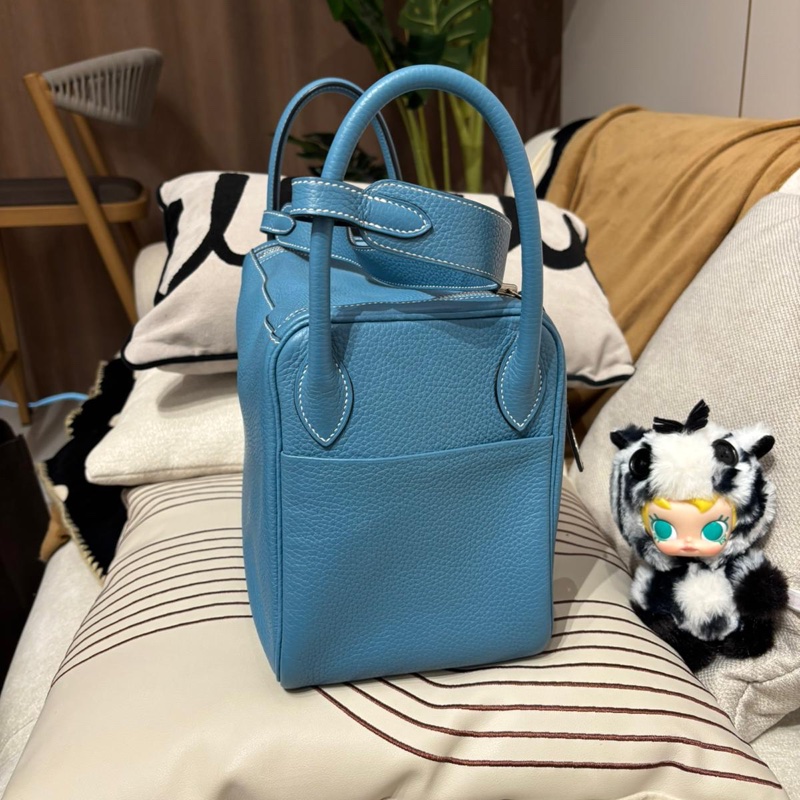Hermes Lindy 30,BLUE JEAN 牛仔藍 Stamp T-3
