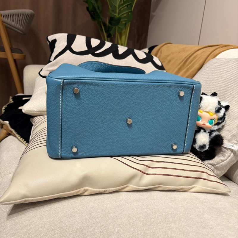 Hermes Lindy 30,BLUE JEAN 牛仔藍 Stamp T-5