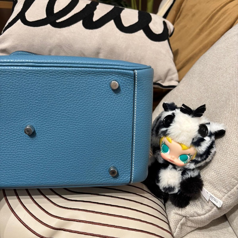 Hermes Lindy 30,BLUE JEAN 牛仔藍 Stamp T-8
