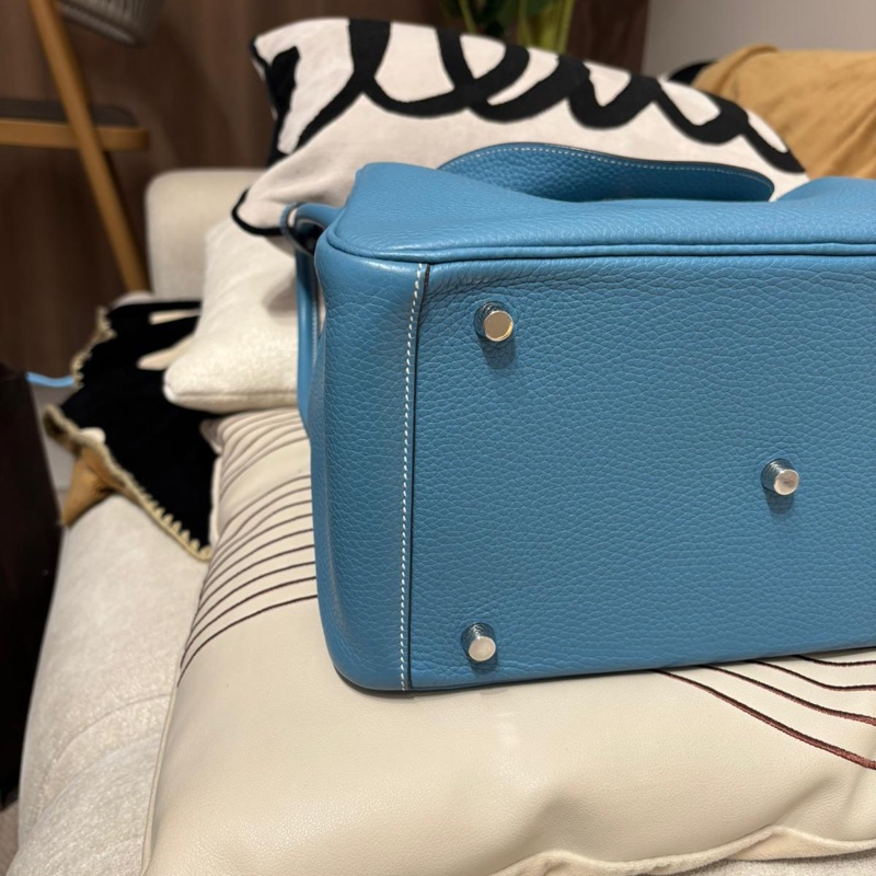 Hermes Lindy 30,BLUE JEAN 牛仔藍 Stamp T-9