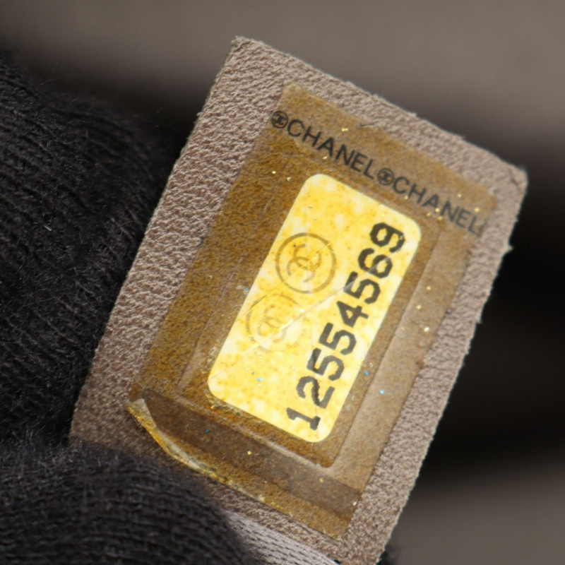 香奈兒 (CHANEL) 菱格紋鏈條單肩包,羊皮材質,黑色,二手,五金配件-4