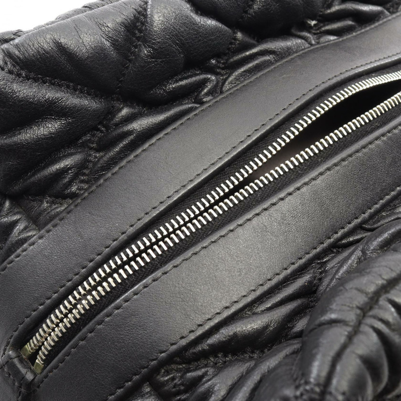 香奈兒 (CHANEL) 菱格紋鏈條單肩包,羊皮材質,黑色,二手,五金配件-5