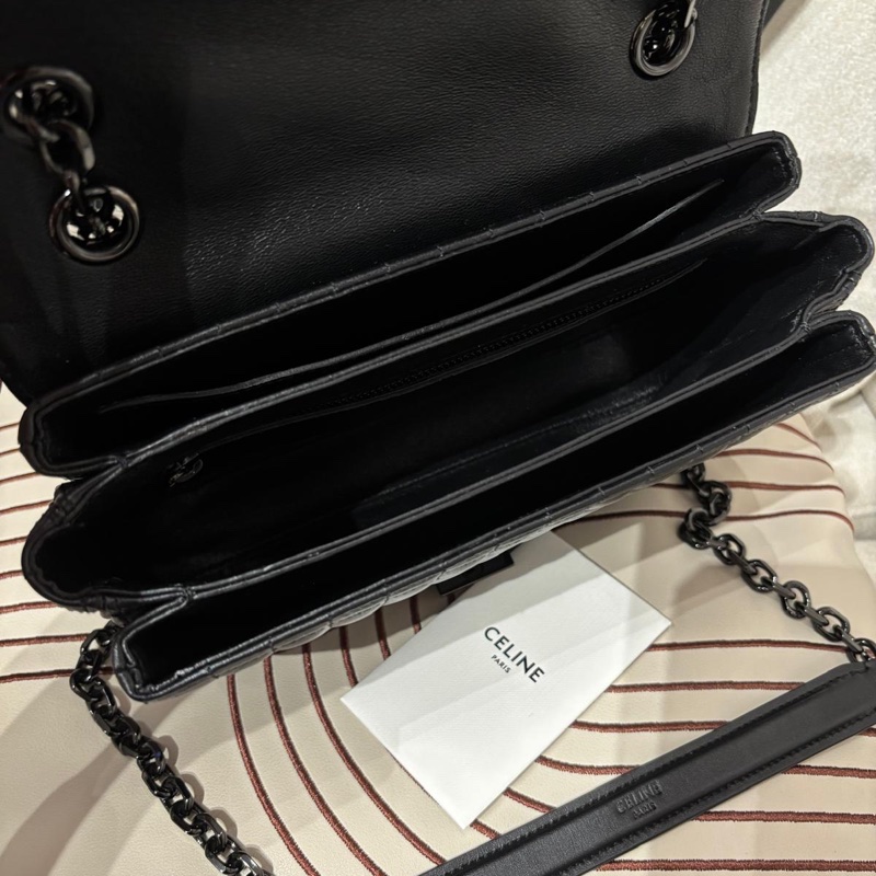 Celine So Black Calfskin Shoulder Bag-7