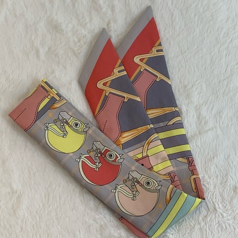 經典馬頭twilly✨Hermes 經典twilly