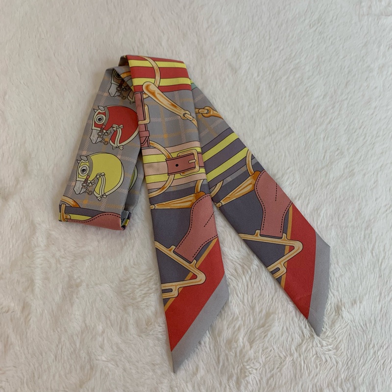 經典馬頭twilly✨Hermes 經典twilly-1