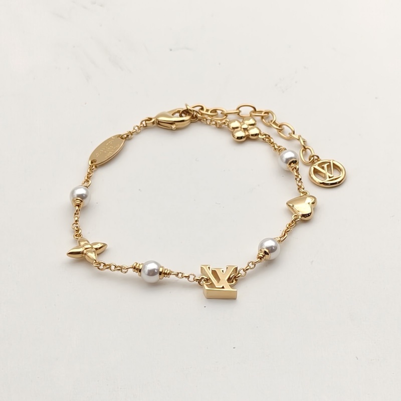 LOUIS VUITTON 合金HeartLogo標識手鏈-1