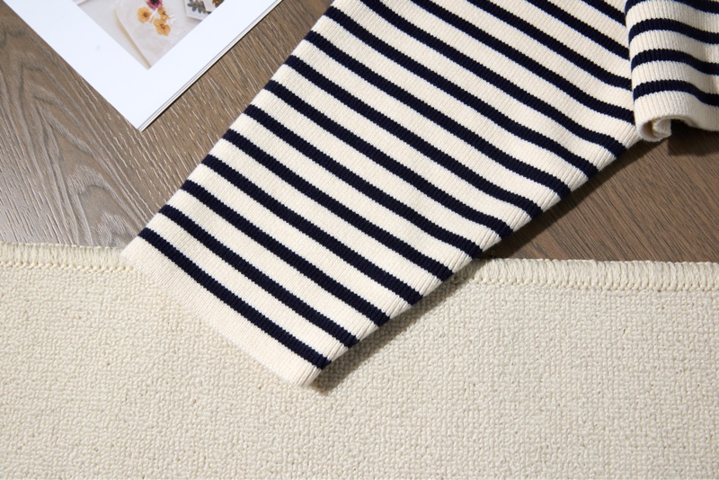 CELINE條紋短款針織衫-5