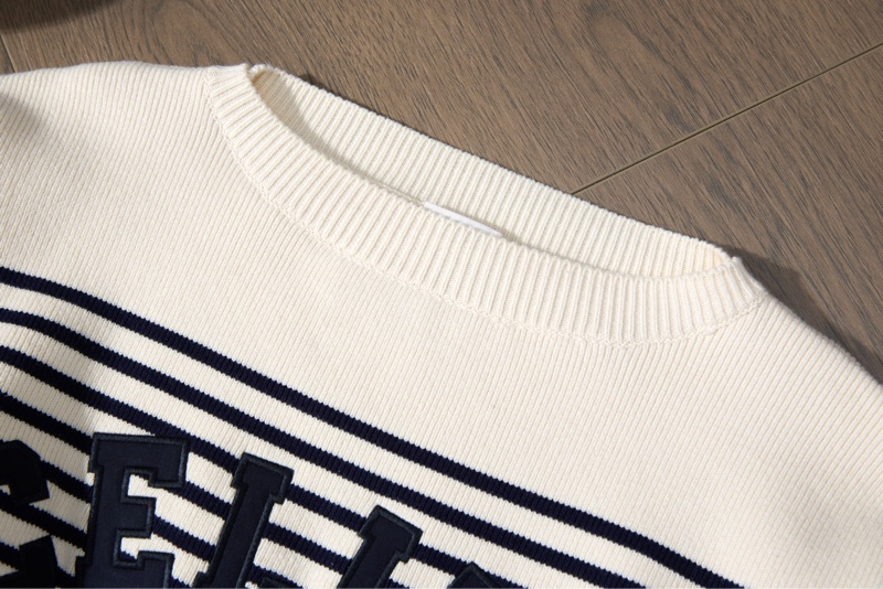 CELINE條紋短款針織衫-6