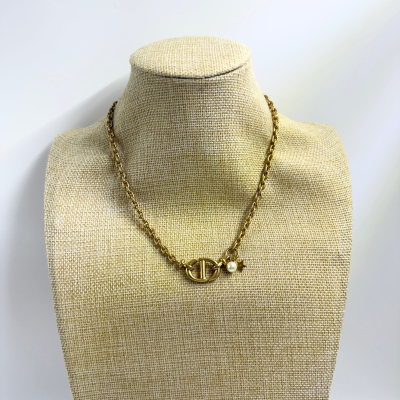 Dior珍珠星星項鍊-0