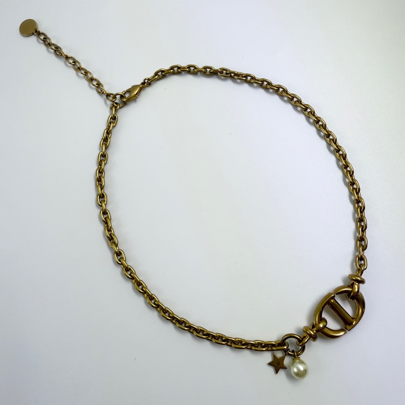 Dior珍珠星星項鍊-9
