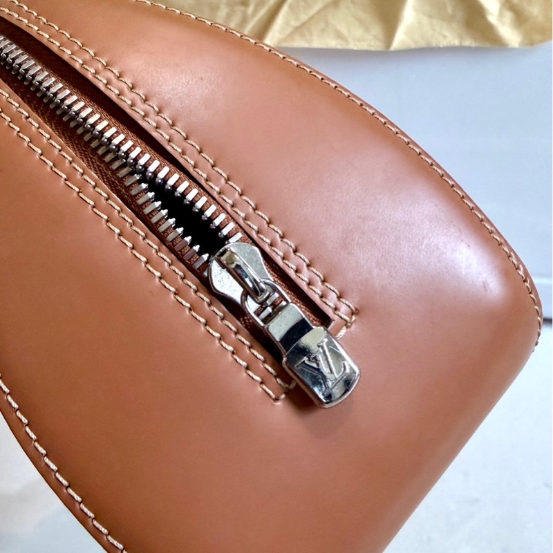 LV包包焦糖色水波紋 手提包Louis Vuitton手提包-4