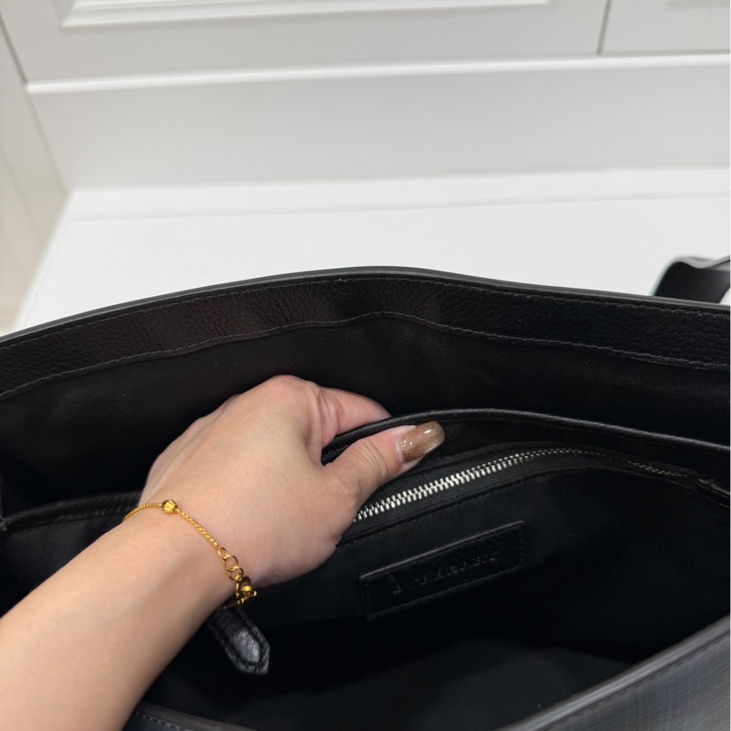 BURBERRY LONDON CHECK LOGO 格紋 郵差包 斜背包 側背包 肩背包-22