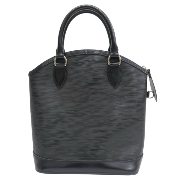 LOUIS VUITTON LV 路易威登 黑色 Epi 水波紋牛皮手提包-1