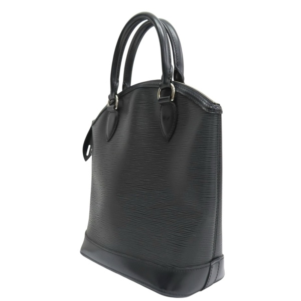 LOUIS VUITTON LV 路易威登 黑色 Epi 水波紋牛皮手提包-2