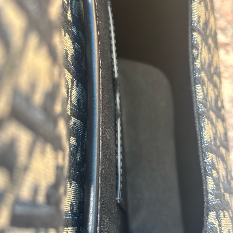 Dior Bobby 中型包款 (藍色 Oblique 緹花)-13