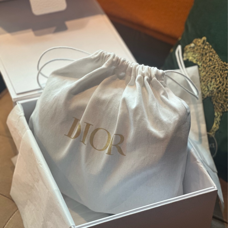 Dior Bobby 中型包款 (藍色 Oblique 緹花)-4