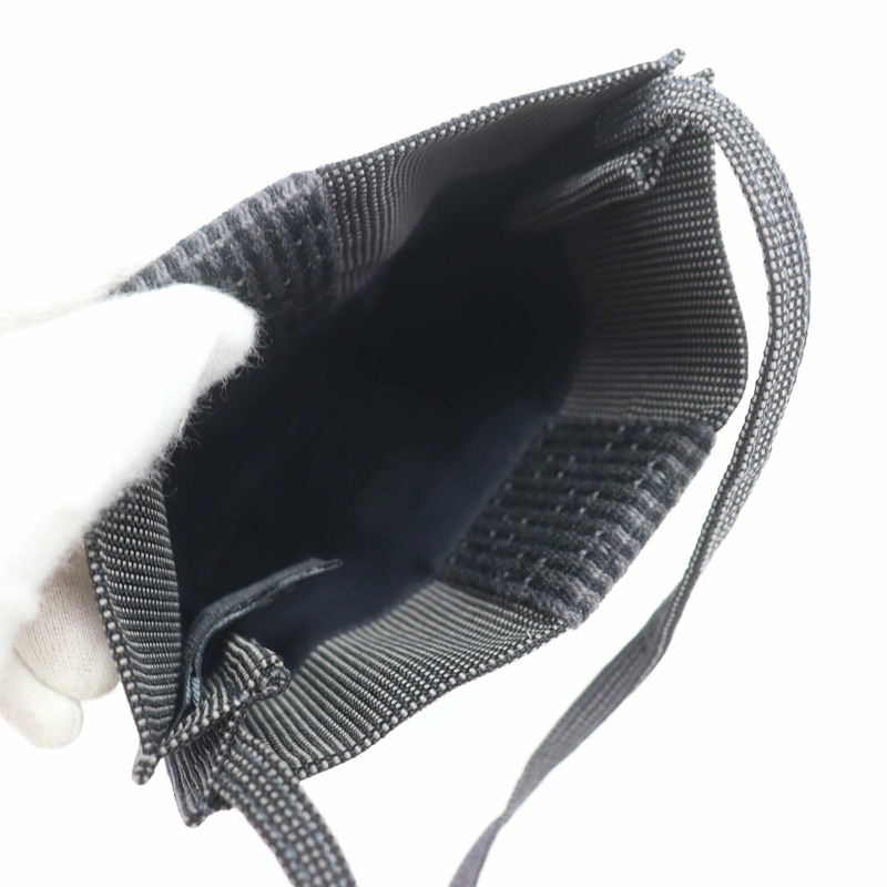 愛馬仕 Herline H Logo 帆布斜背包，灰色，法國製造，女款-6